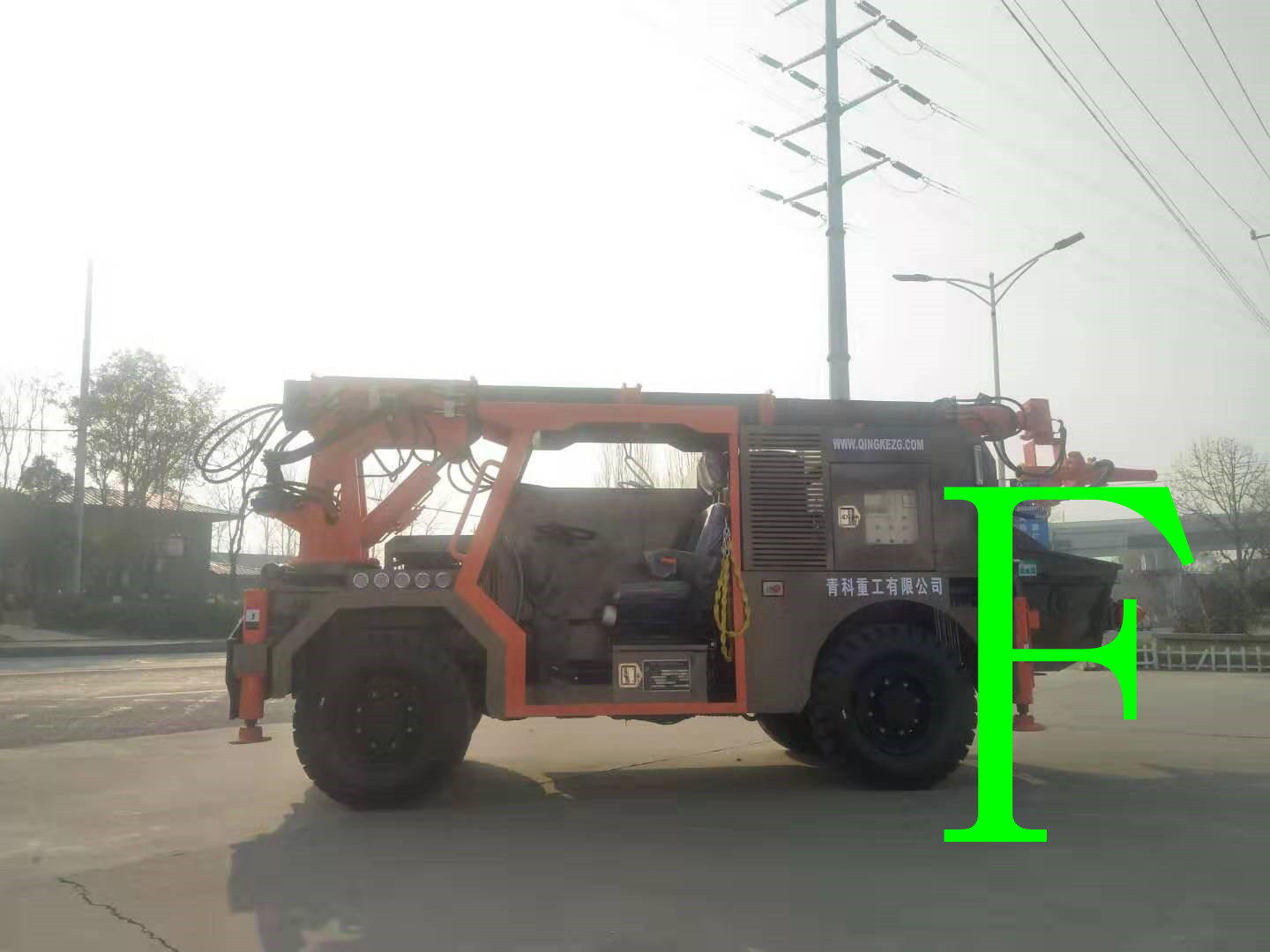 混凝土泵 青科重工 濕噴臺(tái)車
