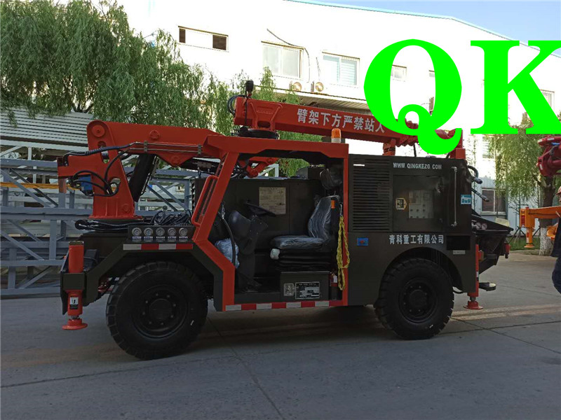  混凝土泵 青科重工 濕噴臺車