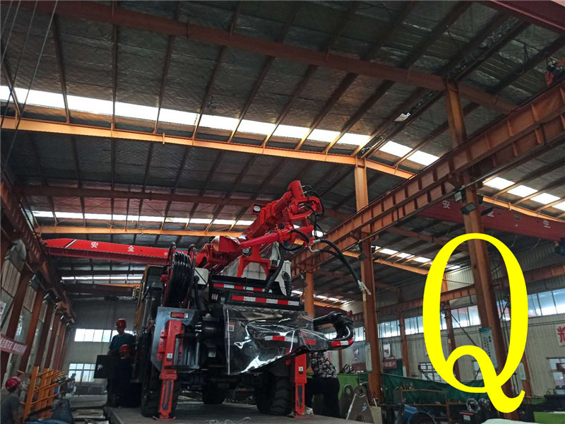 混凝土泵 青科重工 濕噴臺車