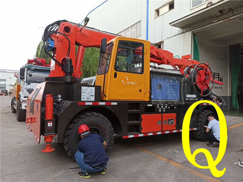 混凝土泵 青科重工 濕噴臺(tái)車
